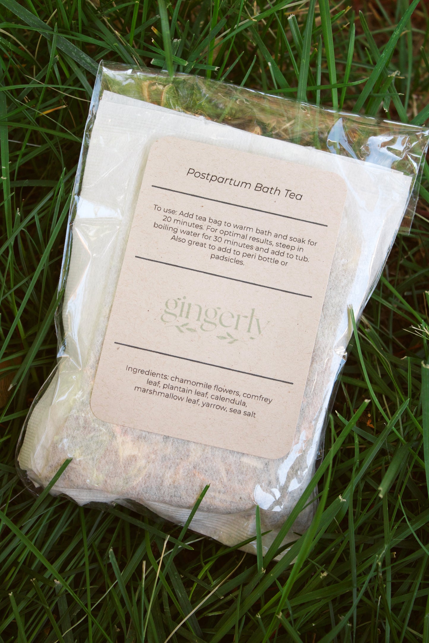 Postpartum Bath Tea